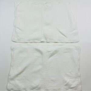 West Elm White Cloud Jersey Shams Size 20 x 36 inches